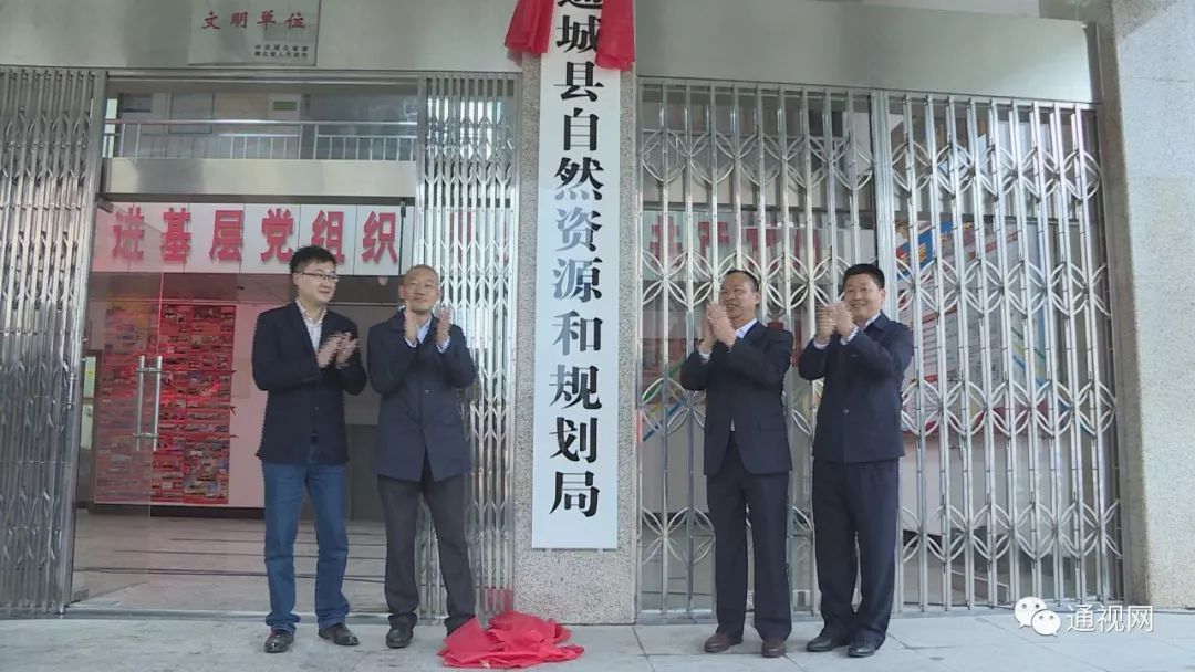 【机构改革】通城县自然资源和规划局正式挂牌